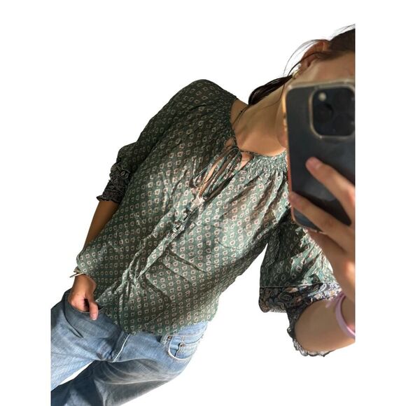 Veronica Beard Amato Paisley Silk Top - Women's Fashion - Picture 3 of 3